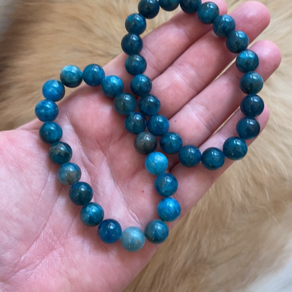 TOP quality Apatite Gemstone bracelet - Picture 3 of 3